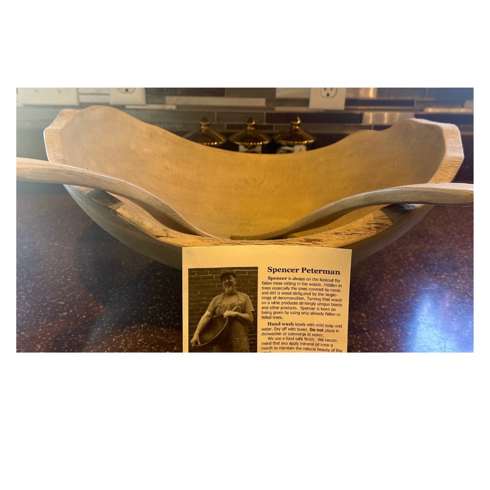 SPENCER PETERMAN BOWL AND SALAD SERVERS